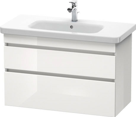 Duravit DuraStyle kast 93x44.8x61 cm hangend onder de wastafel wit DS648202222