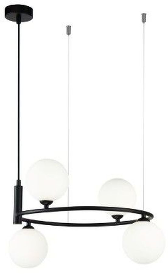 Maytoni Ring hanglamp 4x25 W zwart MOD013PL-04B