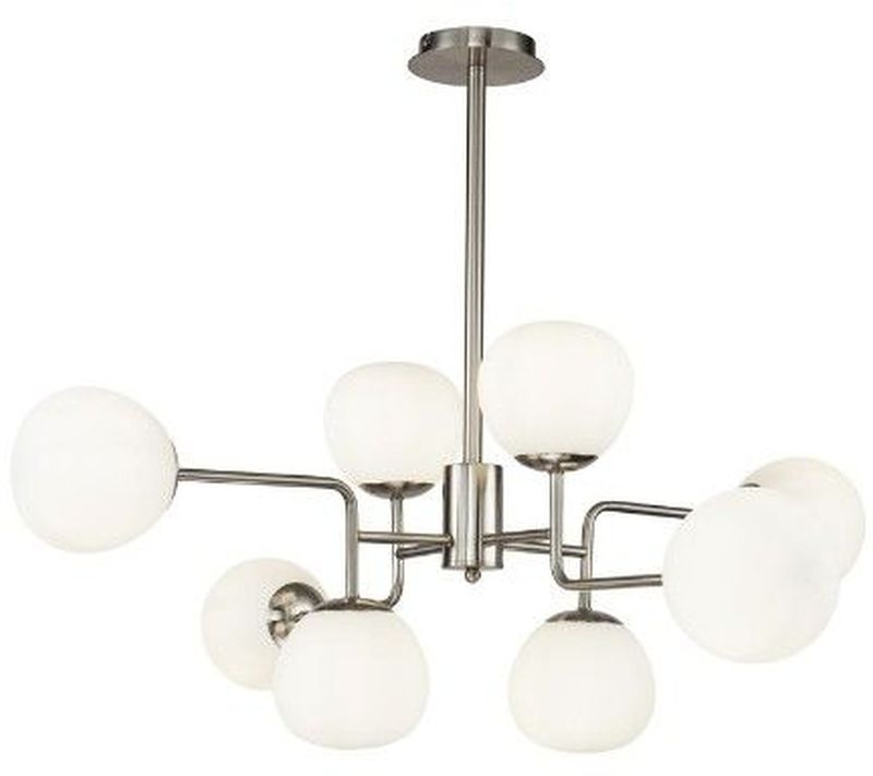 Maytoni Erich plafondlamp x40 W wit-zilveren MOD221-PL-08-N