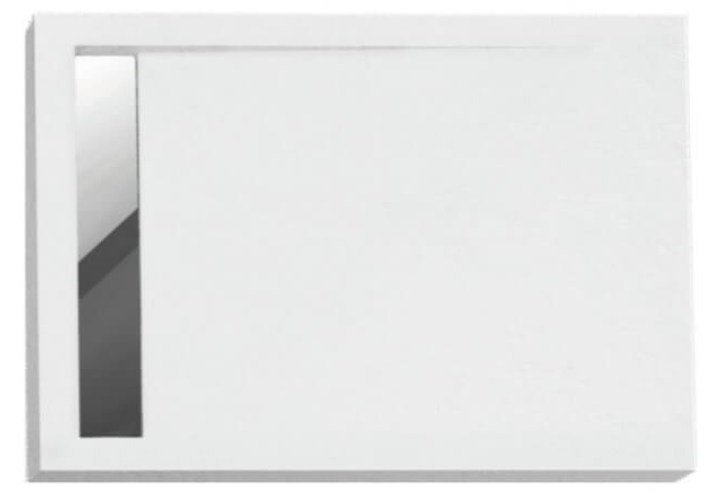 Polimat West New rechthoekige douchebak 110x90 cm wit 00352