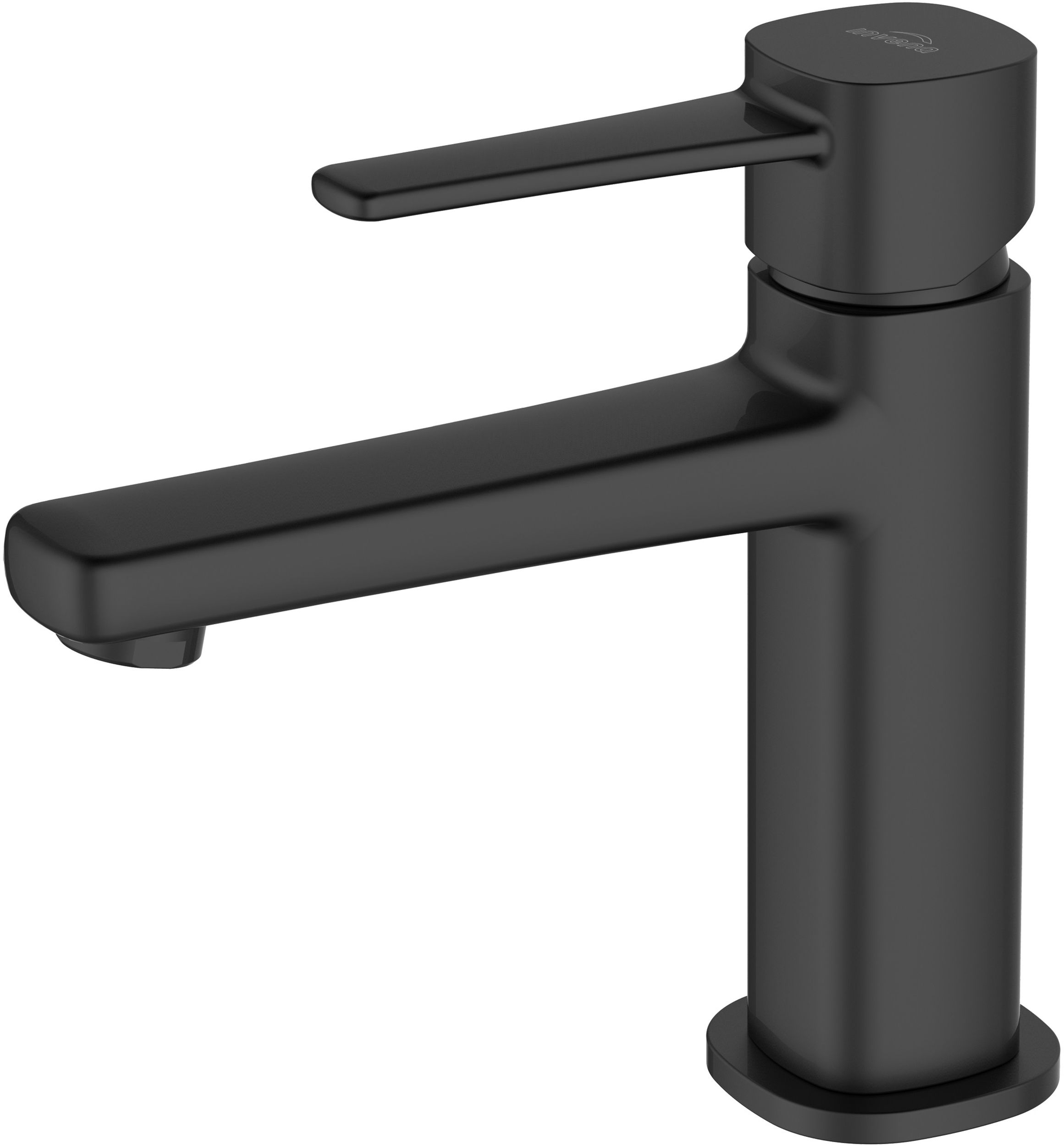 Invena Glamour wastafelkraan staand zwart BU-02-004