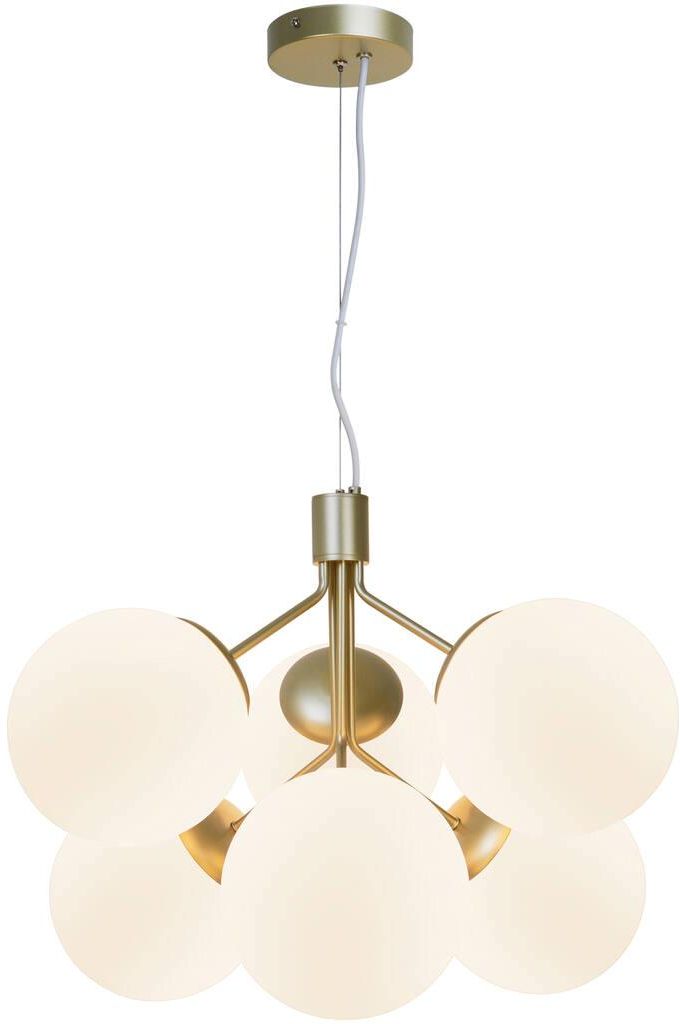 Nordlux Ivona hanglamp 6x28 W wit-messing 2112163035