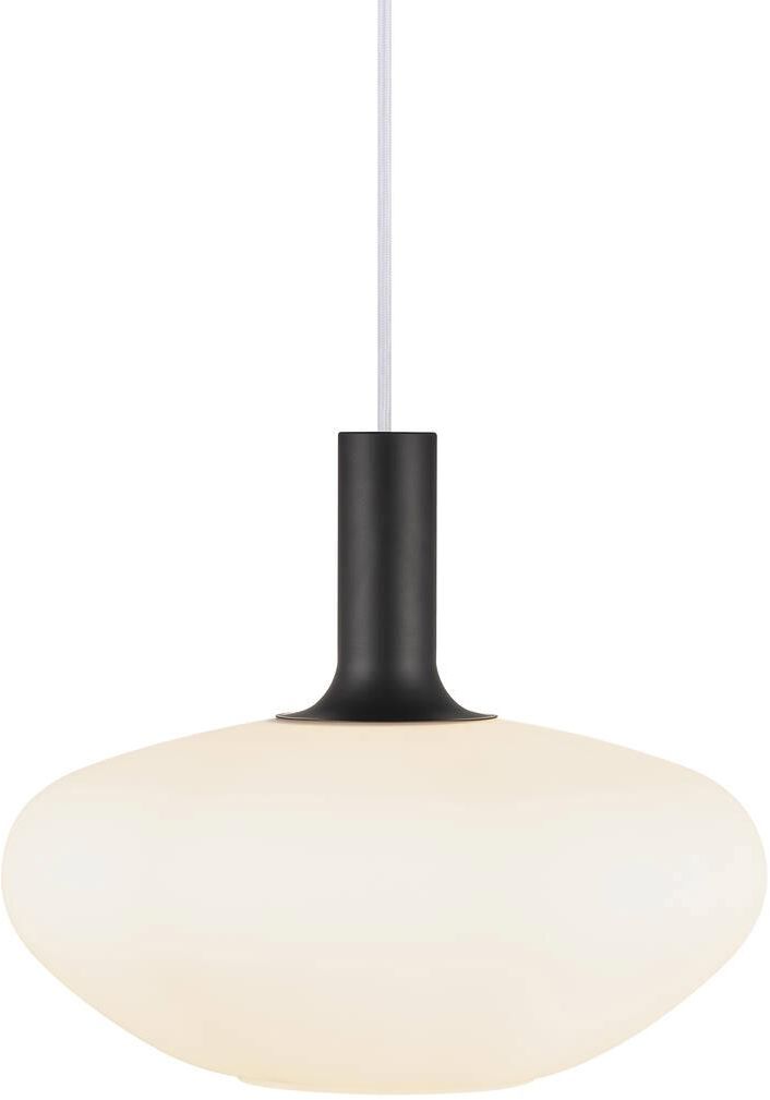 Nordlux Alton hanglamp 1x60 W wit-zwart-messing 48973001