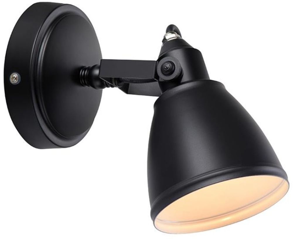Markslöjd Fjällbacka wandlamp 1x20 W zwart 108082