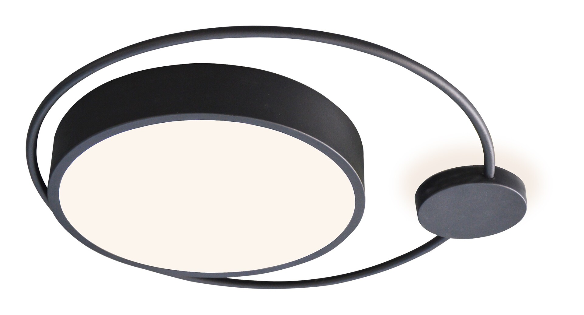 Rabalux Saphira plafondlamp 1x48 W wit-zwart 3530