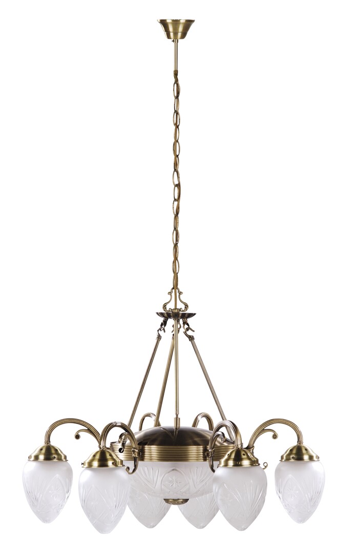 Rabalux Annabella hanglamp x60 W wit-messing 8636