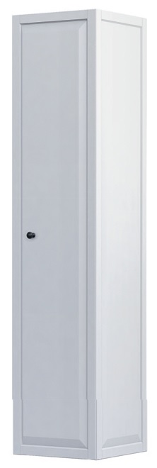 Oristo Montebianco kast 35x32x155 cm hangend langs de zijkant wit OR47-SB1D-35-2