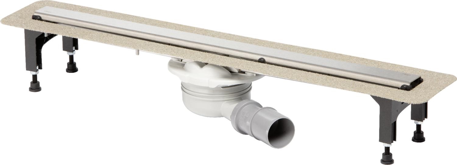 Viega Advantix doucheafvoer 90 cm staal 753177