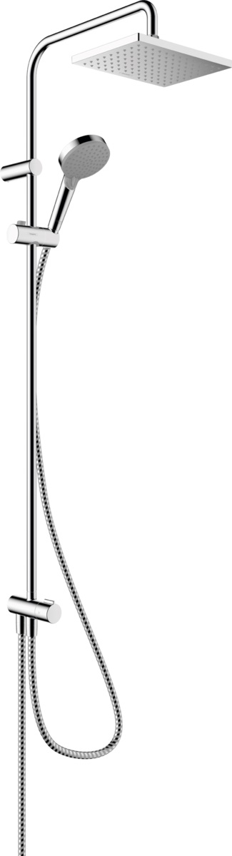 Hansgrohe Vernis Shape doucheset wand met regendouche chroom 26282000