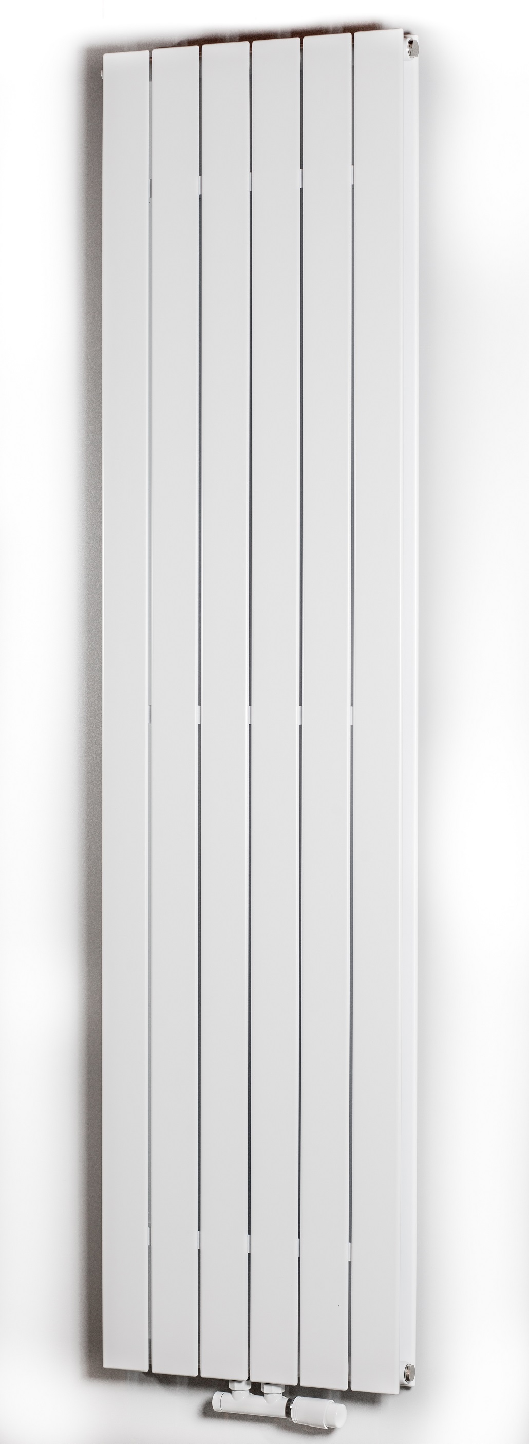 Luxrad Niagara Podwójna decoratieve verwarming 200x44.5 cm podłączenie onder wit NIAP20004459003ZDC