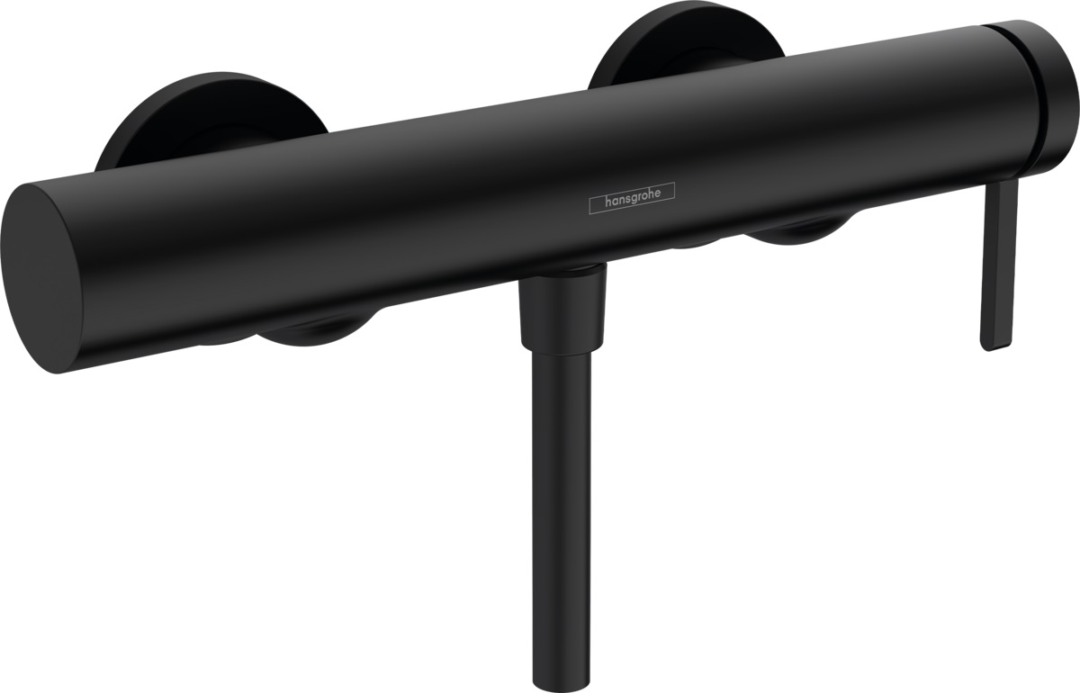 Hansgrohe Finoris douchekraan wand zwart 76620670