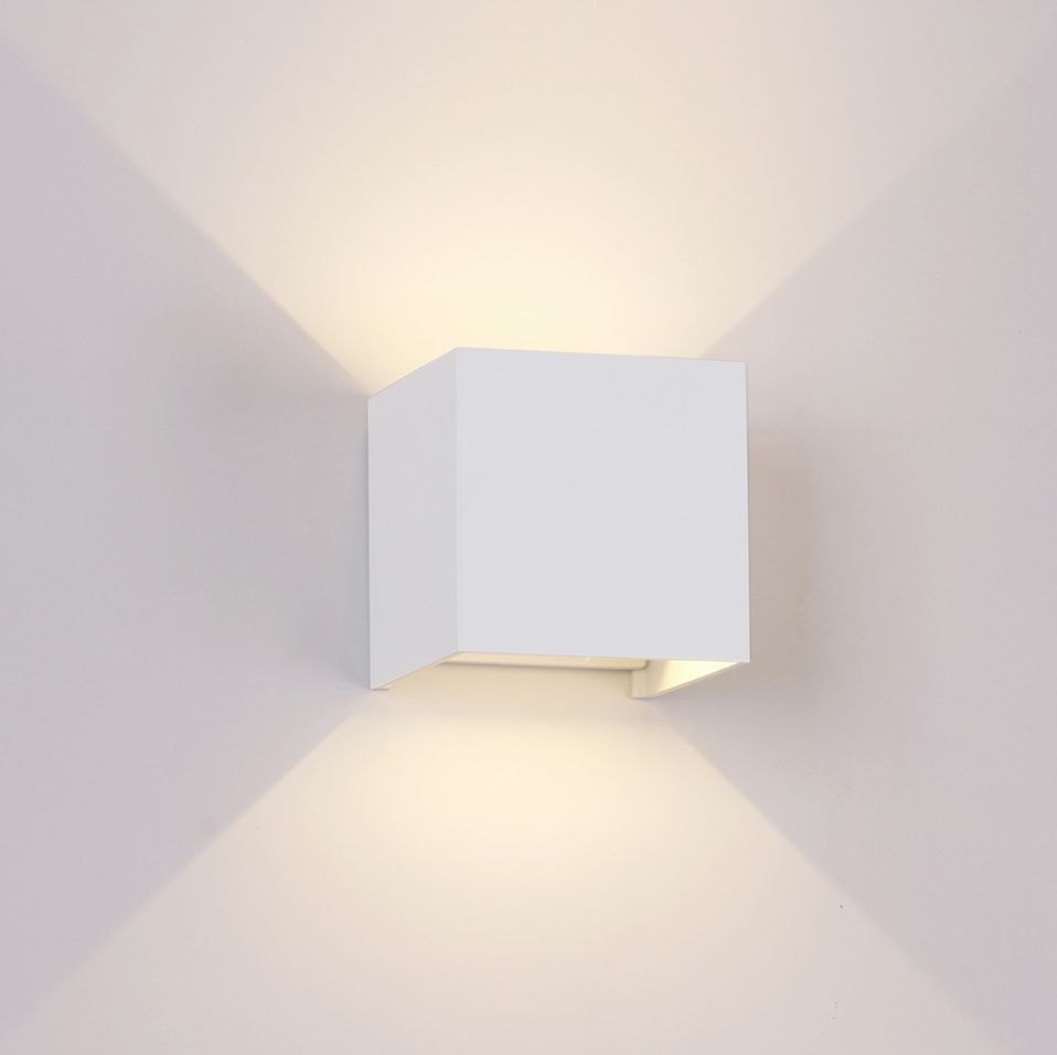 Mantra Davos XL buitenwandlamp 2x10 W wit 7436