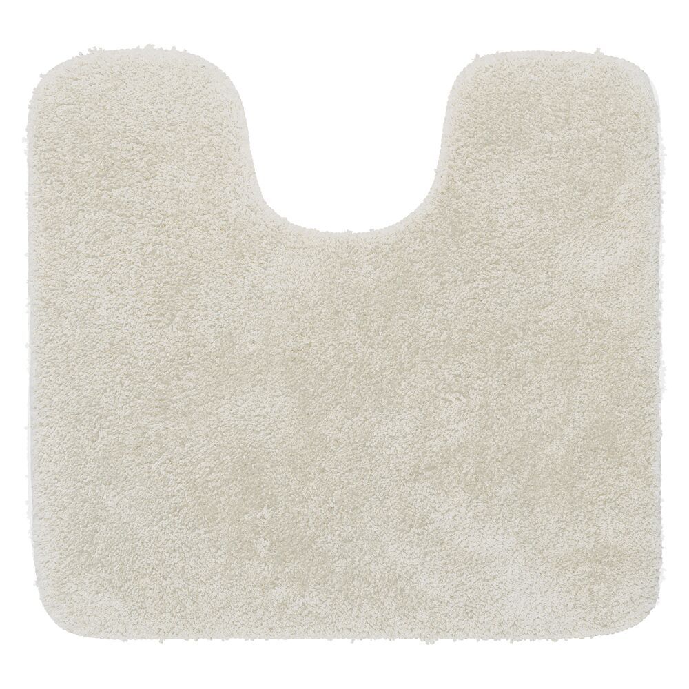 Sealskin Angora badkamermatje 60x55 cm onder het toilet wit 800124