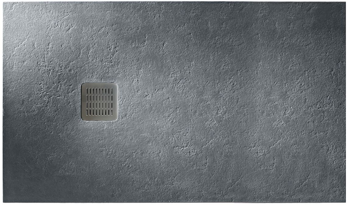 Roca Terran rechthoekige douchebak 140x100 cm grijs AP1015783E801200