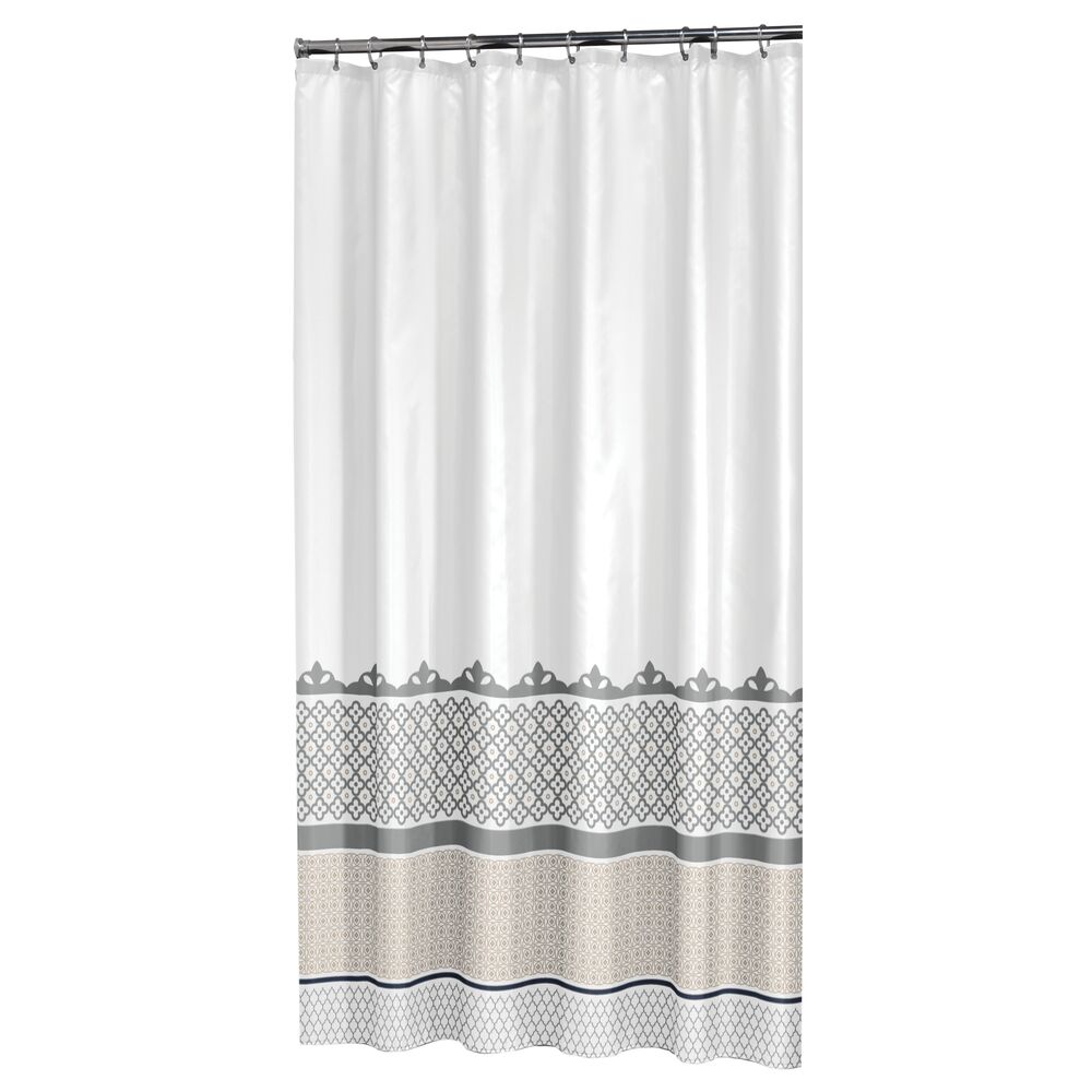 Sealskin Marrakech douchegordijn 200x180 cm wit-zilveren-gouden 235281318