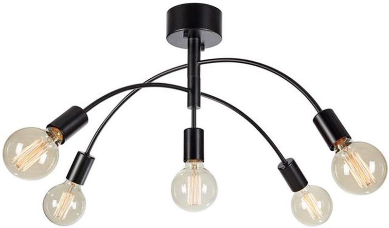 Markslöjd Cygnus hanglamp 5x40 W zwart 108284
