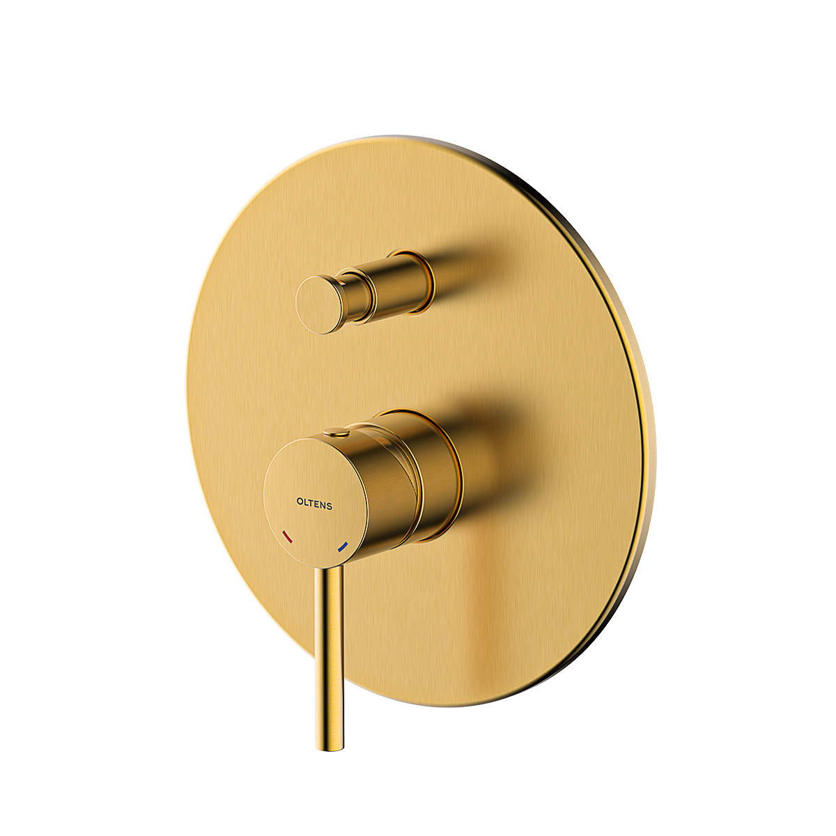 Oltens Molle bad- en douchekraan inbouw geborsteld goud 34100810