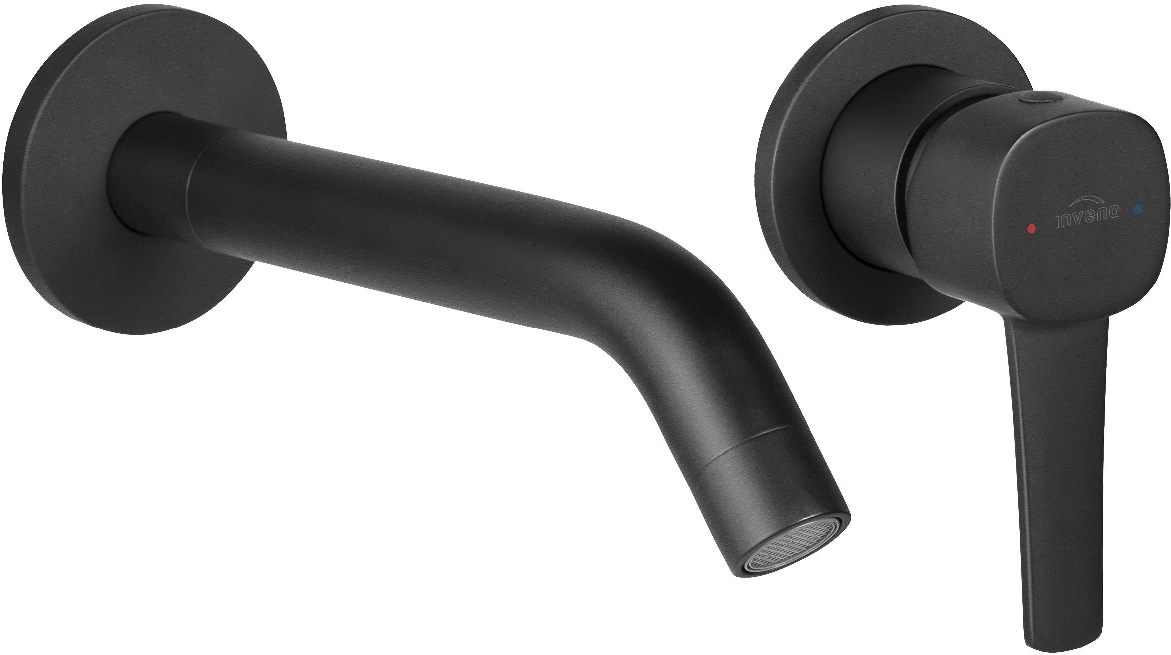 Invena Glamour wastafelkraan inbouw zwart BP-02-U04