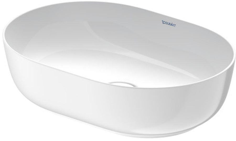 Duravit Luv wastafel 50x35 cm ovaal opbouw wit glans 0379500000