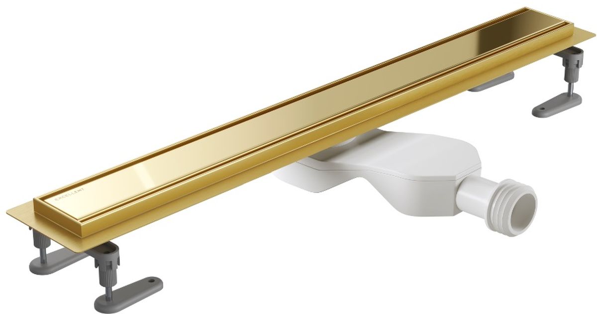 Excellent Stilio Gold doucheafvoer 90 cm gouden INEX.1515.900.R.GL
