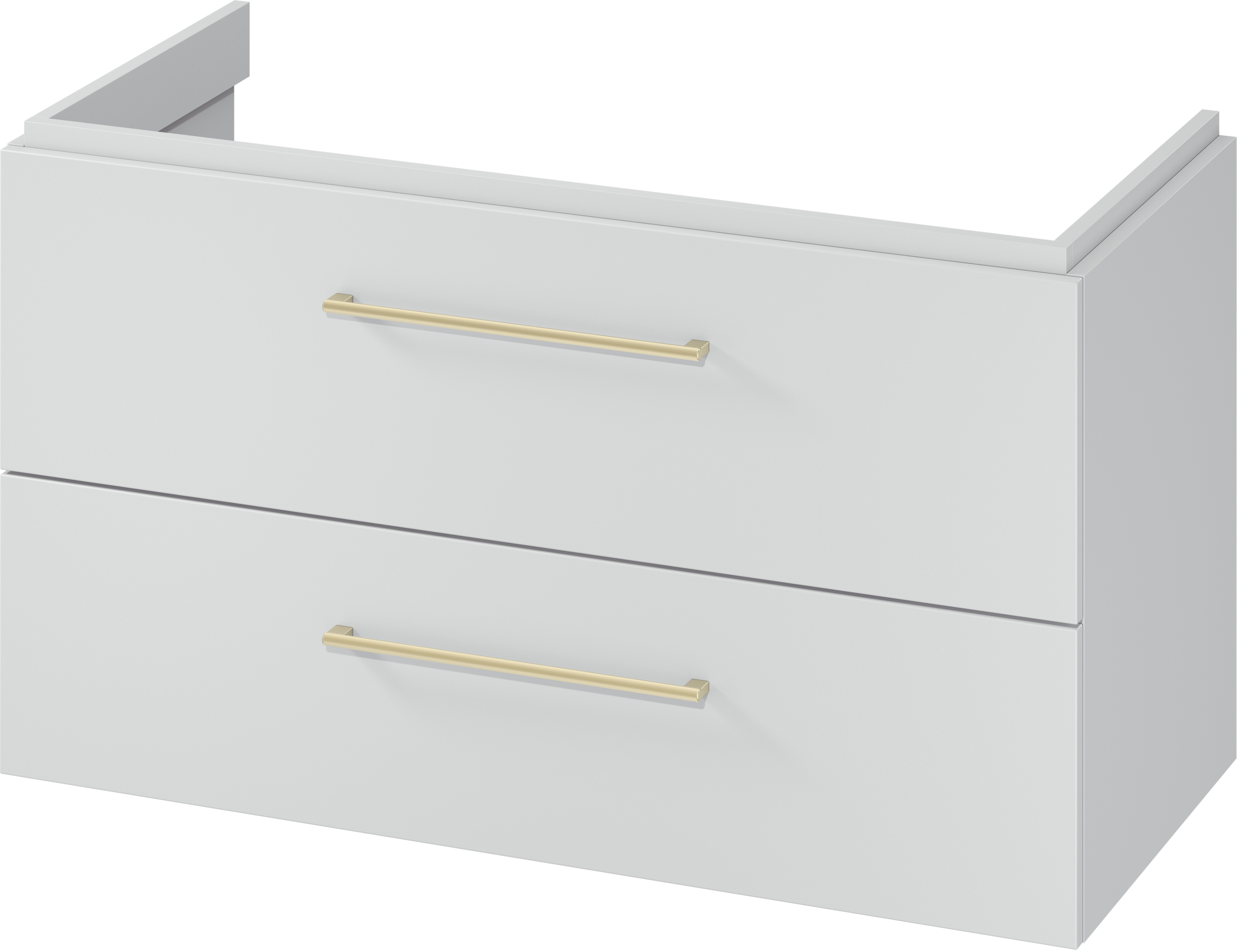 Cersanit Larga kast 99.4x44.4x57.2 cm hangend onder de wastafel grijs S932-078