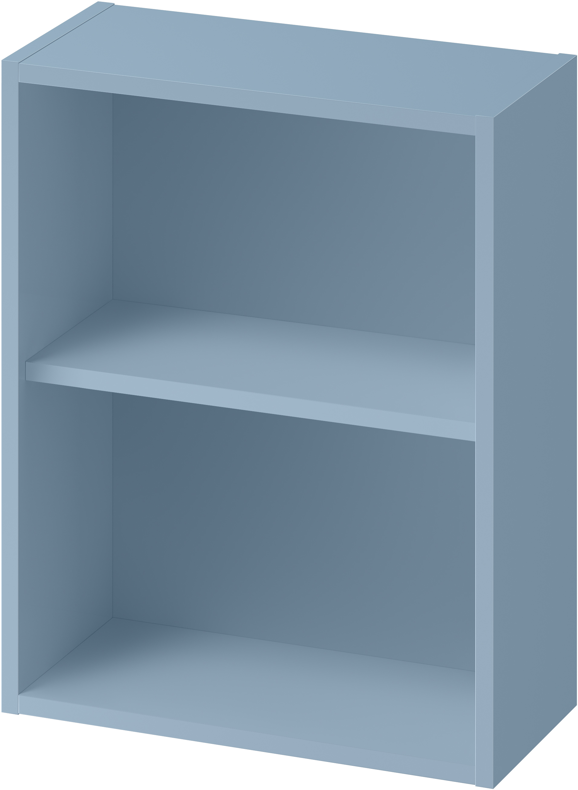 Cersanit Larga kast 44.4x20x55.1 cm hangend langs de zijkant blauw S932-094