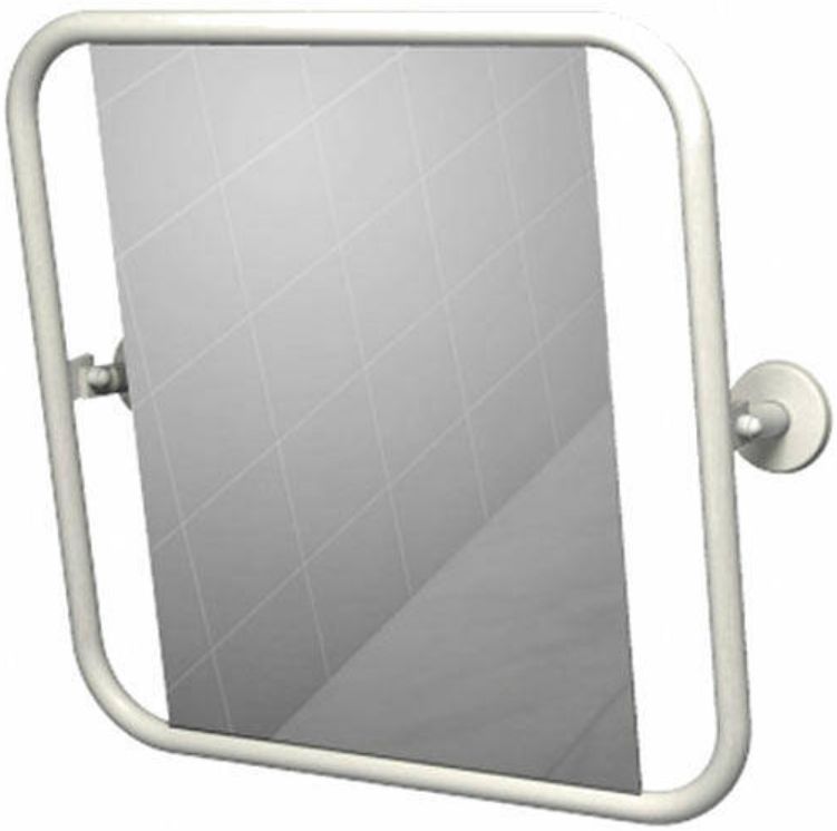 Faneco spiegel 60x60 cm wit S25LUSWB