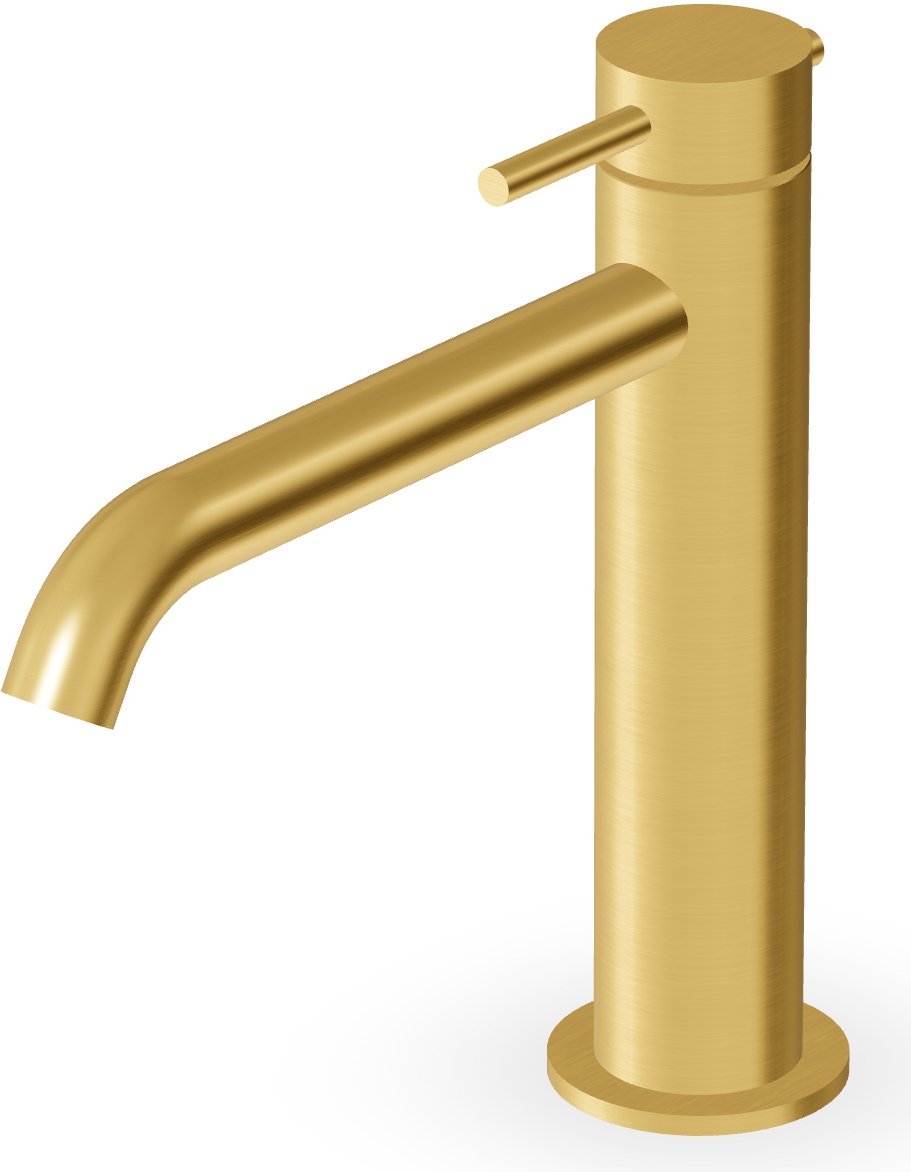 Zucchetti Helm wastafelkraan staand gouden ZHE688.XP41