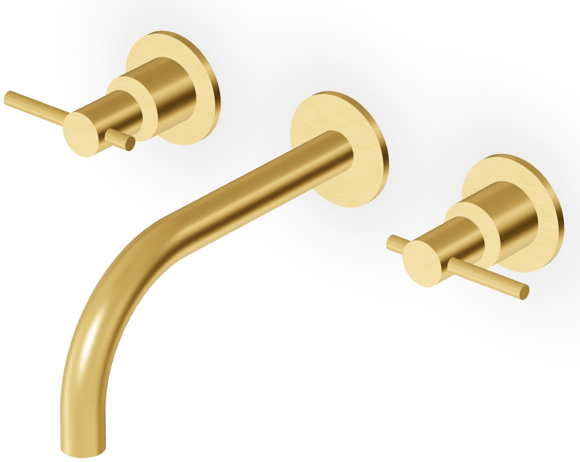 Zucchetti Helm wastafelkraan inbouw gouden ZHL760.XP41