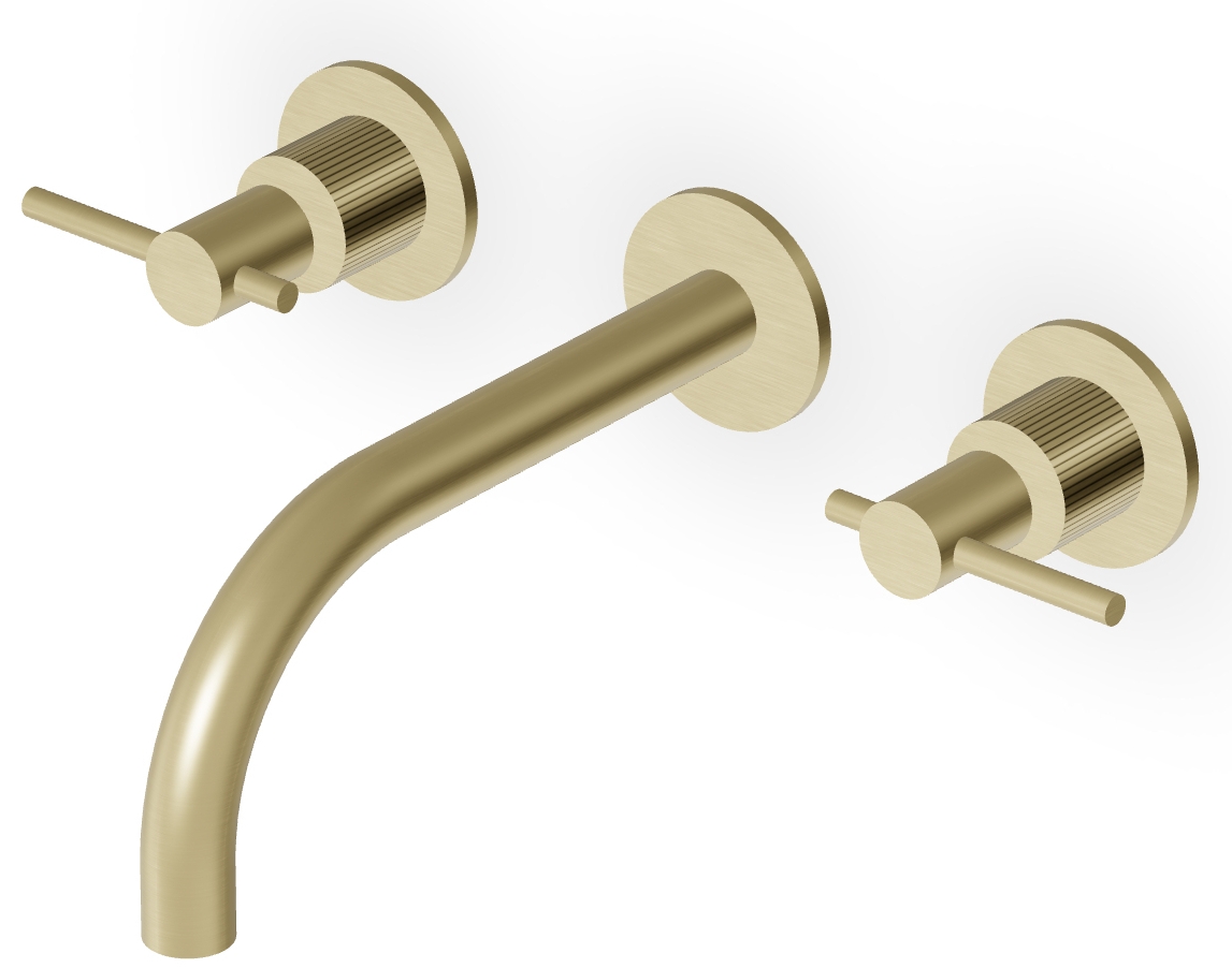 Zucchetti Helm wastafelkraan inbouw gouden ZHL760.XP31G2