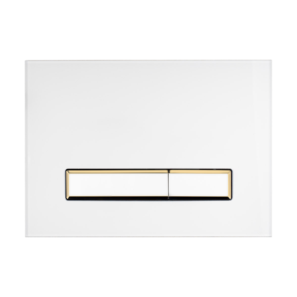 Oltens Torne spoelknop voor het toilet wit/gouden/wit 57105000