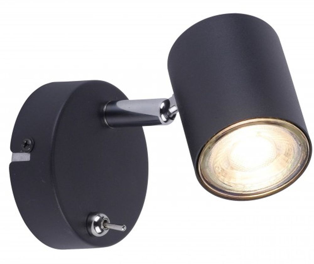 Just Light Tarik wandlamp 1x5 W antraciet 11941-13