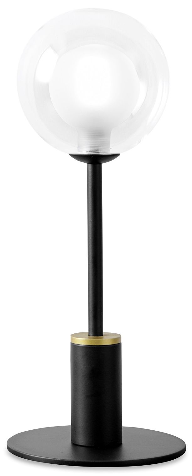 Miloox Cosmo tafellamp 1x40 W zwart-doorzichtig 1744.171