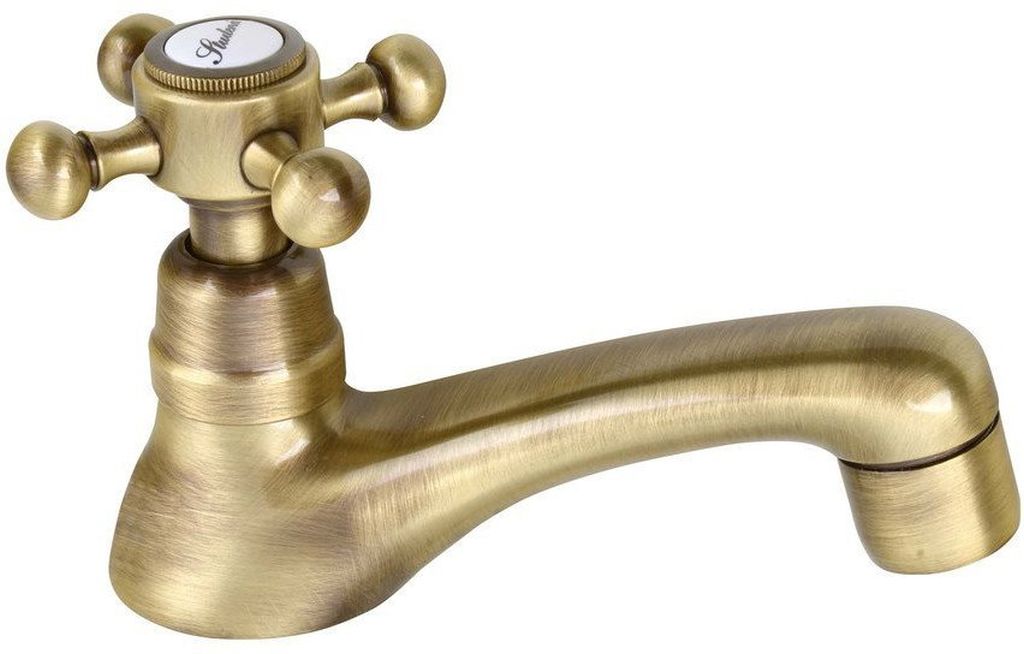 Sapho Antea wastafelafsluiting staand messing/antiek brons 3206
