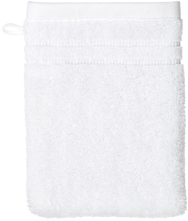 Kela Leonora handdoek 21x15 cm katoen wit 23205