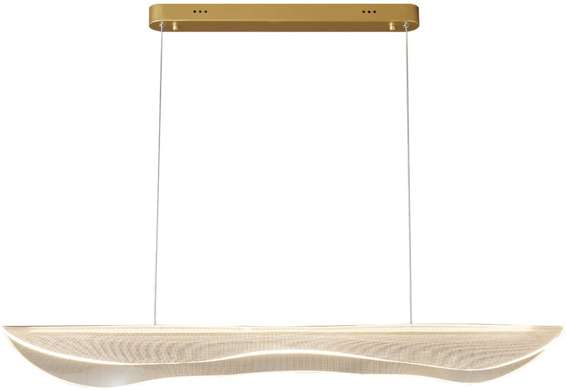 Altavola Design Cortina hanglamp 1x35 W doorzichtig-gouden LA103/P_100_gold