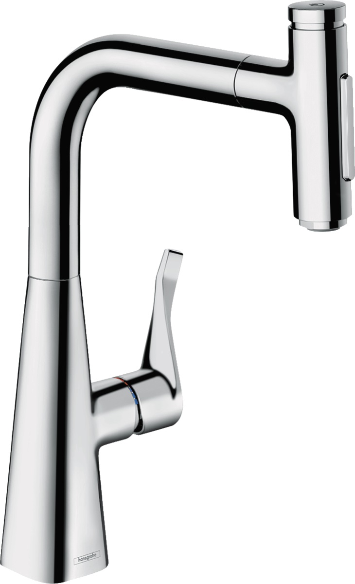 Hansgrohe Metris Select M71 keukenkraan staand chroom 73817000