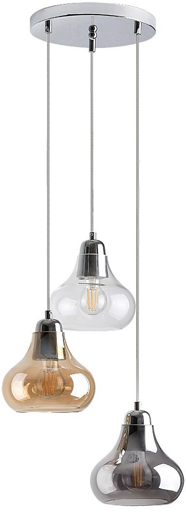 Rabalux Jezabel hanglamp 3x60 W chroom-bedampt 7977