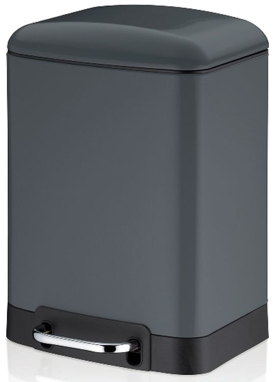 Kela Davino prullenbak 6 l grijs 22992