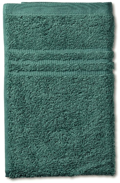Kela Leonora handdoek 50x30 cm katoen groen 23453