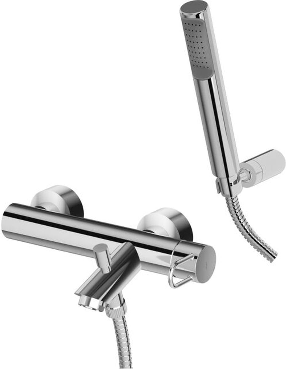 Paffoni Joker bad- en douchekraan wand chroom JK023CR