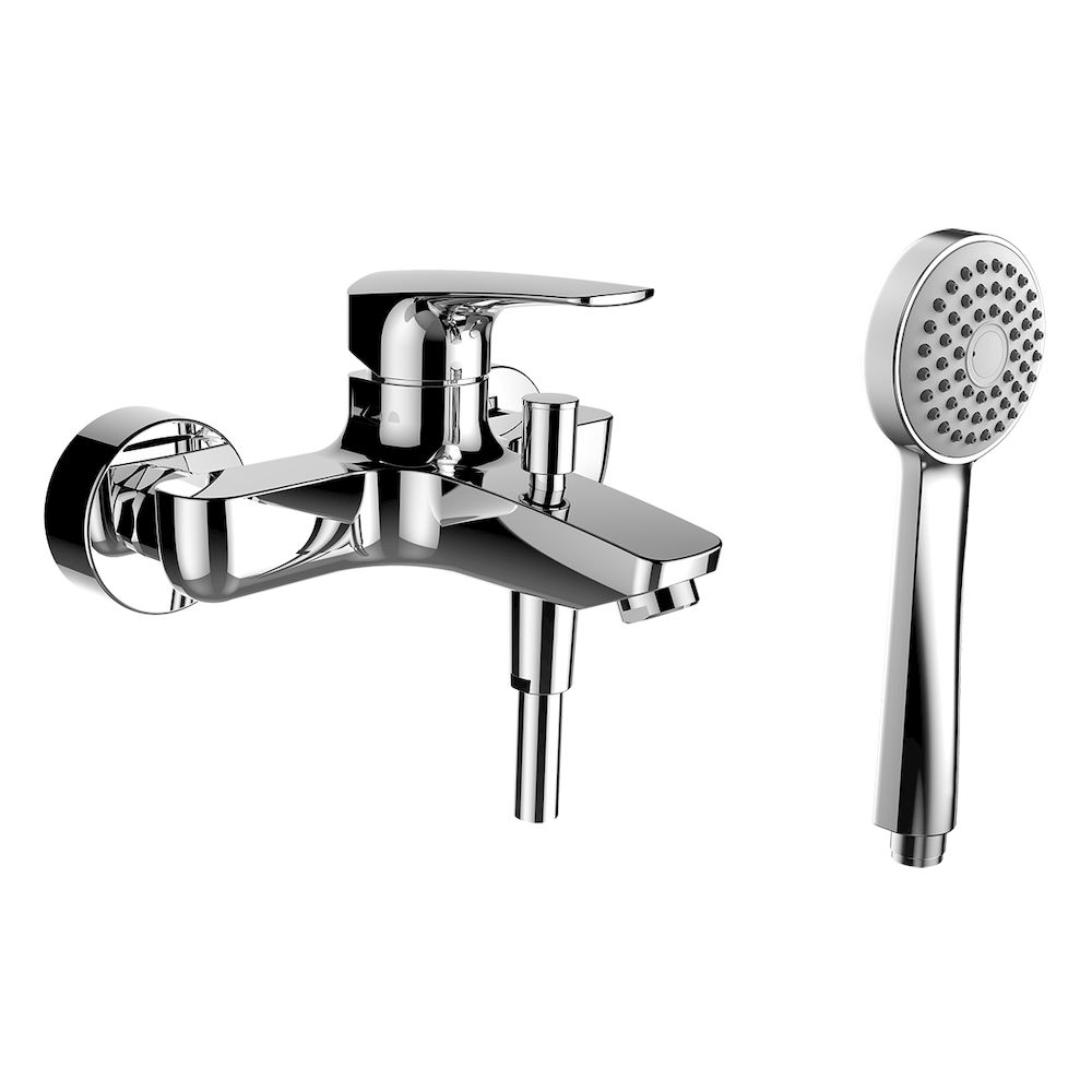 Laufen Laurin bad- en douchekraan wand chroom HF500760100600