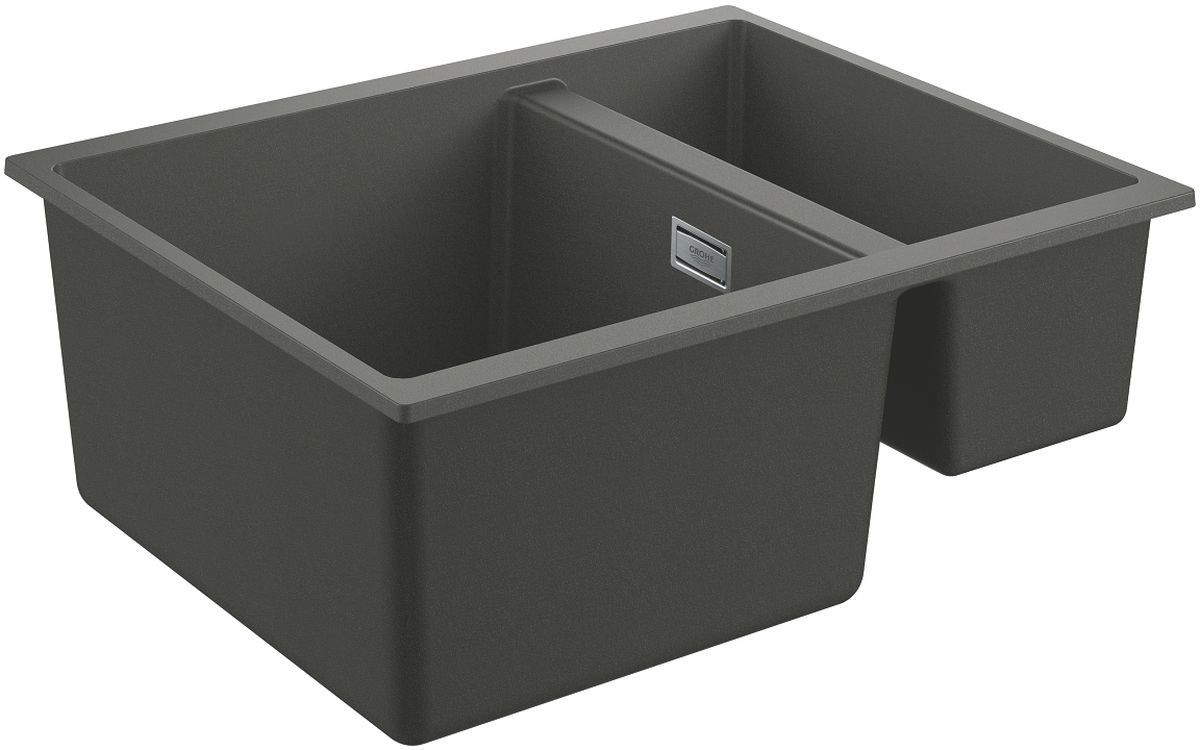 Grohe K500 spoelbak van graniet 55.5x46 cm grijs/grafiet/onyx 31648AT0