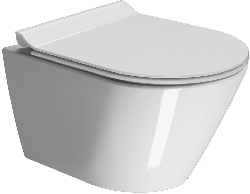 GSI Kube X toiletpot hangend zonder kraag wit 941611
