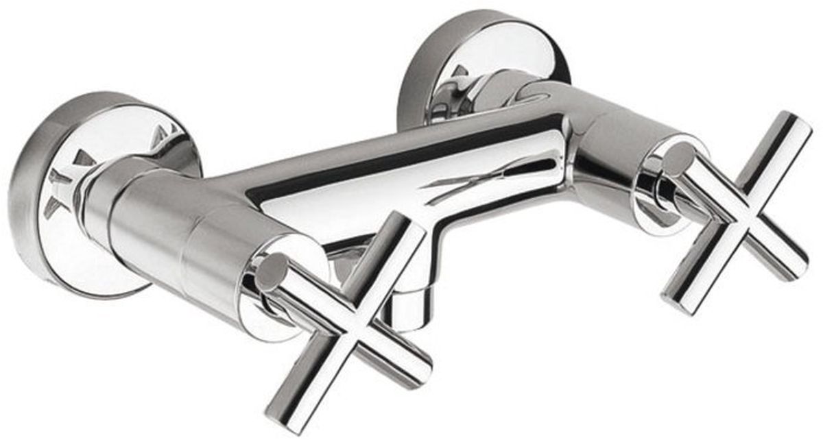 Sapho Axia douchekraan wand chroom 586