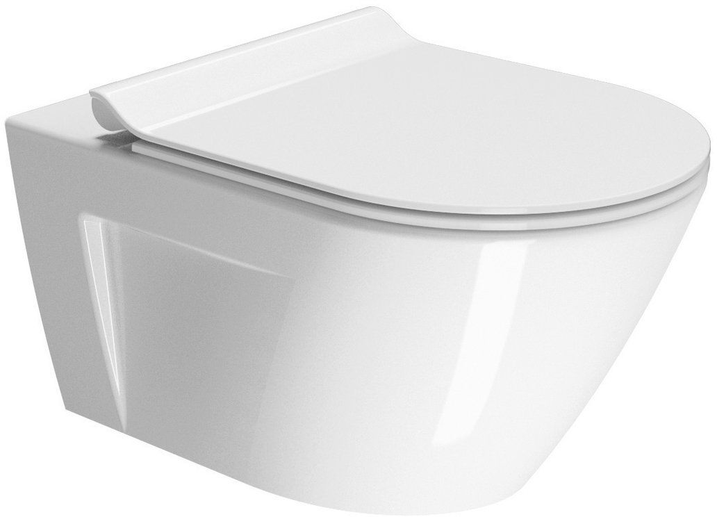 GSI Norm toiletpot hangend zonder kraag wit 861511