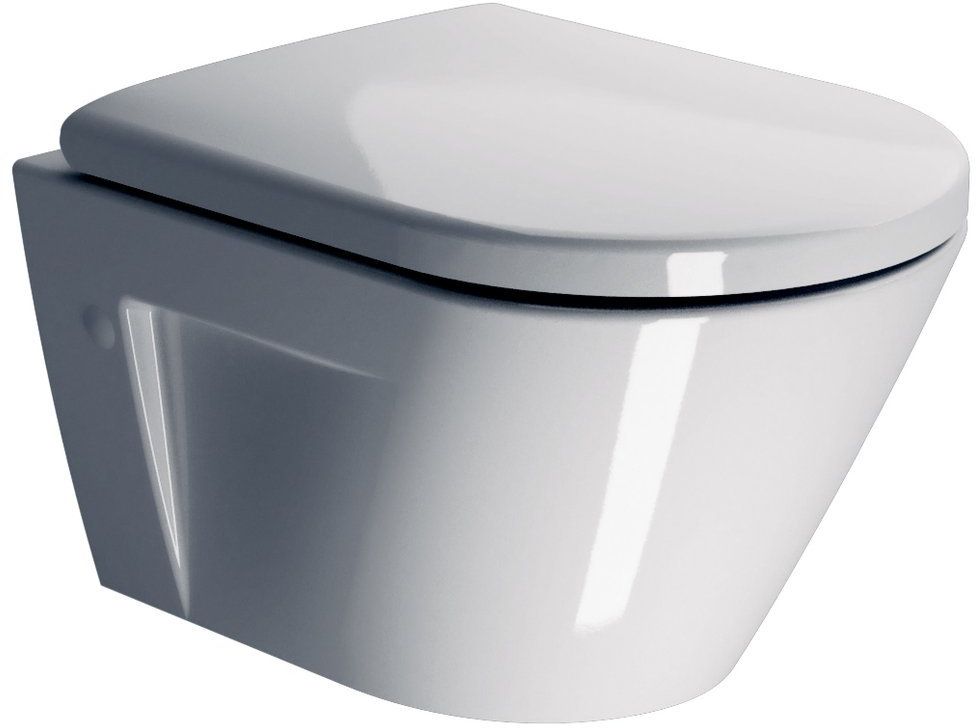 GSI Norm toiletpot hangend zonder kraag wit 861611