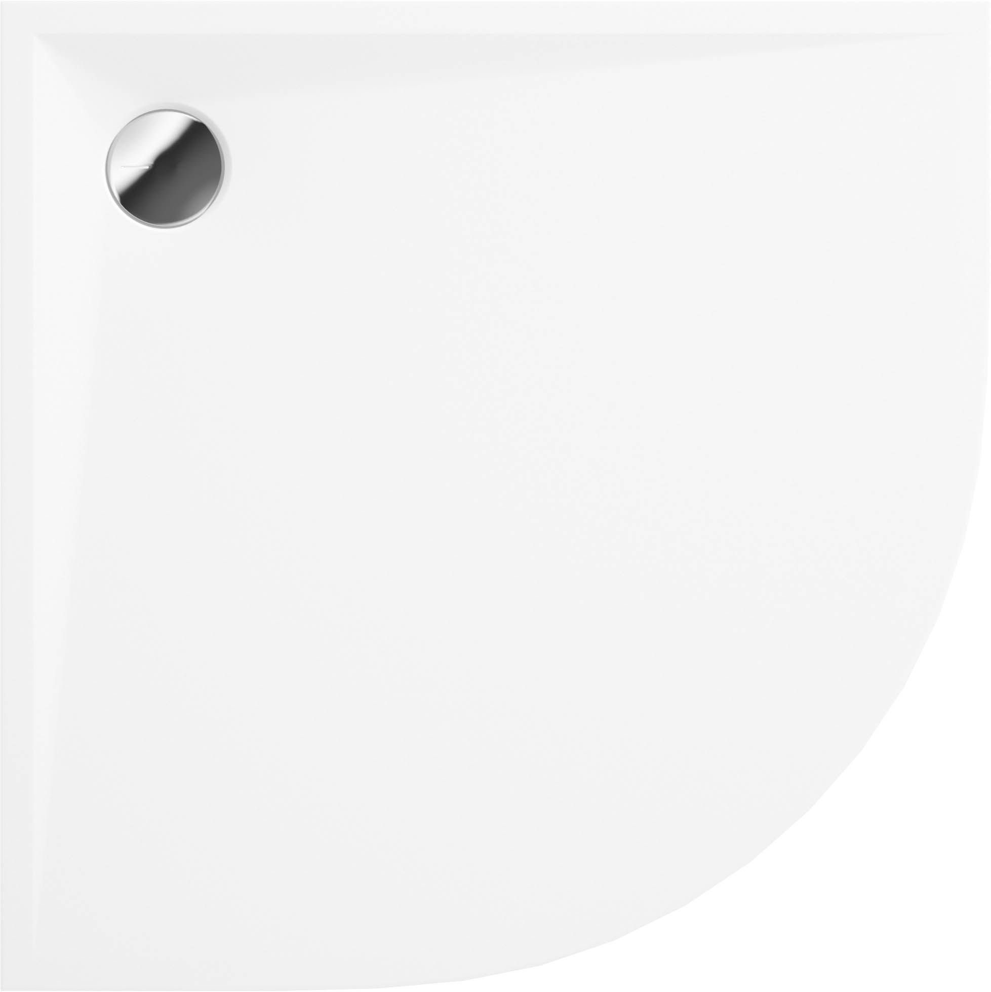Deante Kerria Plus halfronde douchebak 90x90 cm wit KTS_053B