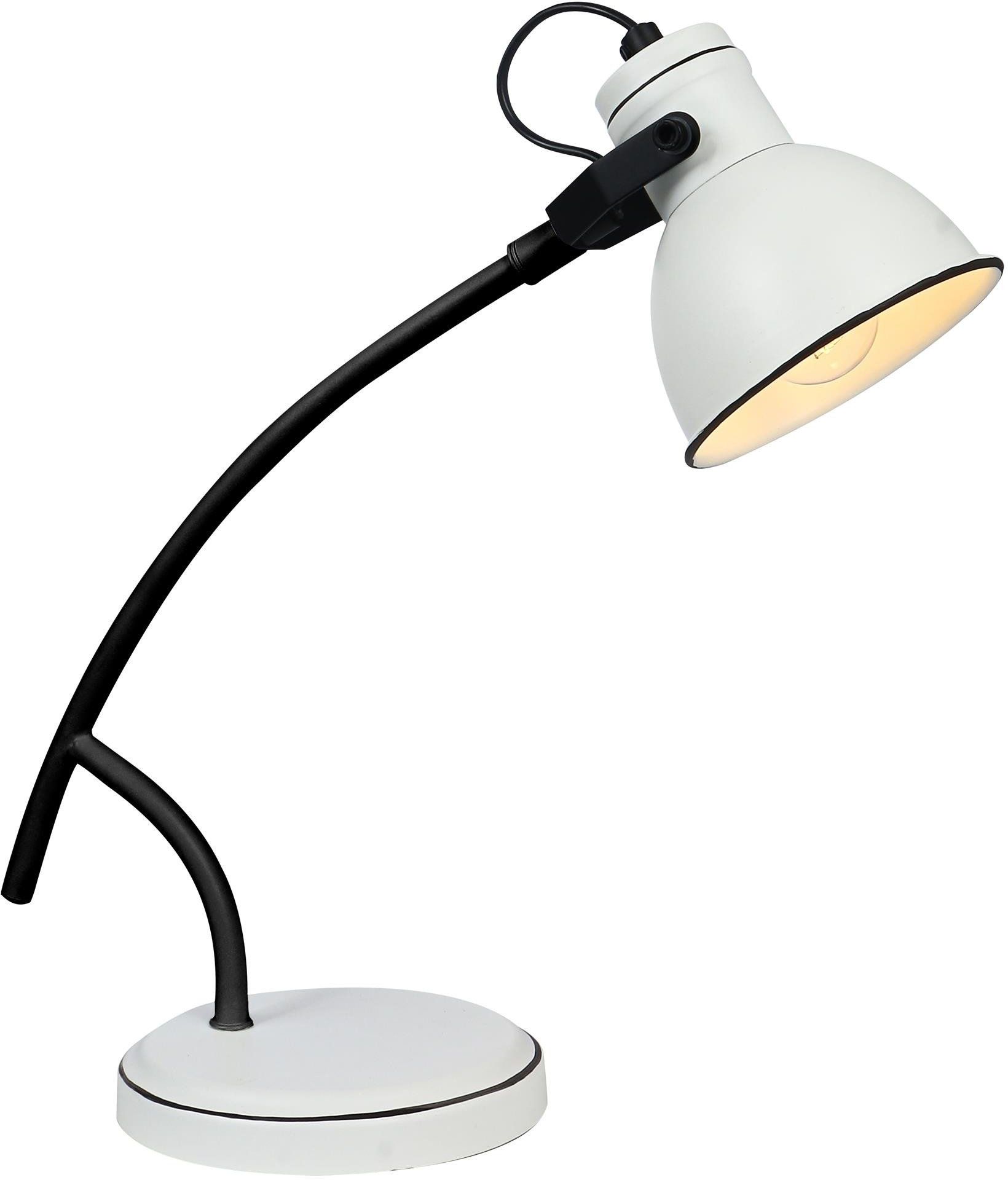 Candellux Zumba bureaulamp 1x40 W wit-zwart 41-72085