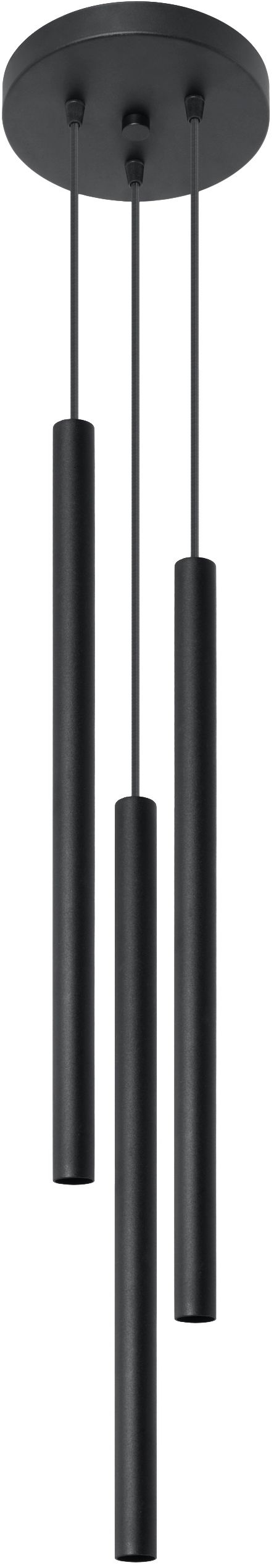 Sollux Lighting Pastelo hanglamp 3x40 W zwart SL.0471